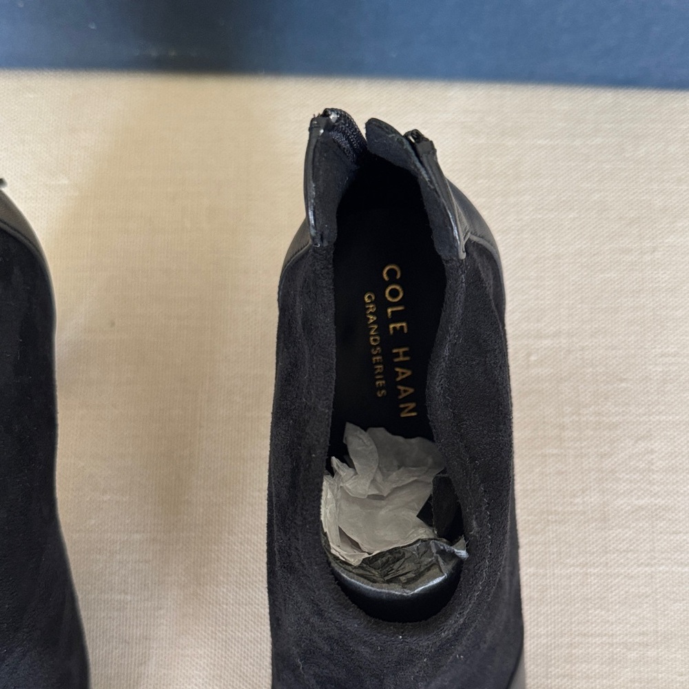 Cole Haan Women's Black Heeled Boots - Picture 3 of 12